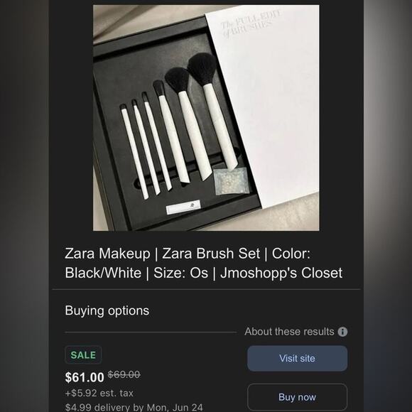 Zara Make-up Brush Set - Picture 4 of 4